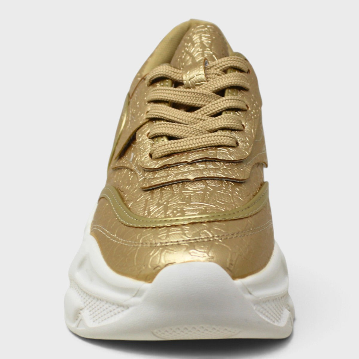Tenis Platini Casual Gold Para Mujer