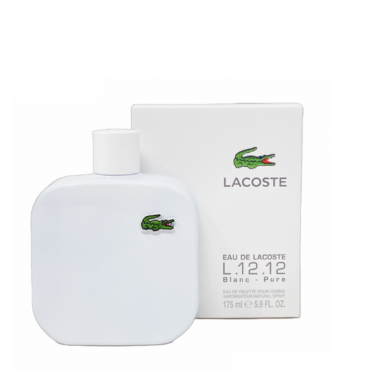 Sohrelia Perfumeria_Fragancia para caballero Lacoste L.12.12 Blanc Pure Eau de Toilette 175Ml