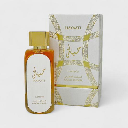 Perfume Hayaati Gold Elixir 100 Ml Eau De Parfum Lattafa