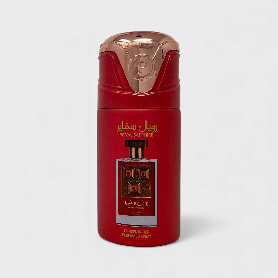 Perfume Body Spray Lattafa Royal Sapphire 250 Ml Unisex