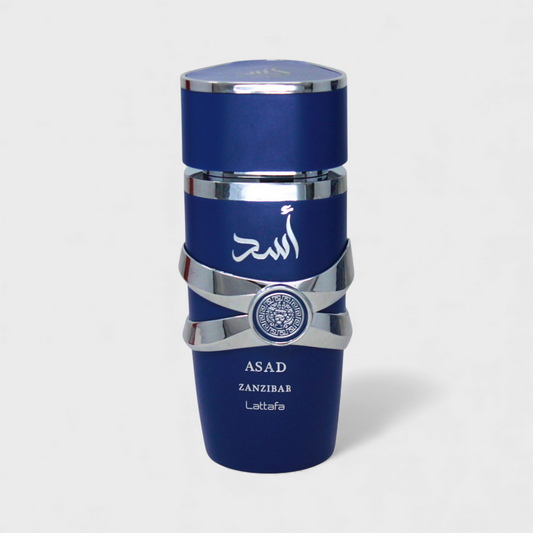 Lattafa Asad Zanzibar Eau de Parfum Spray for Unisex, 3.4 Ounce 100 mL