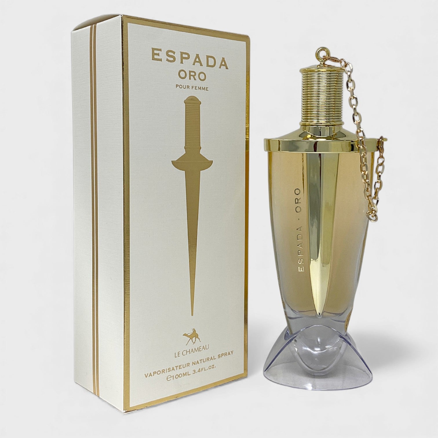 Sohrelia Perfumeria| LE CHAMEAU ESPADA ORO EDP 100 ML PERFUME DAMA