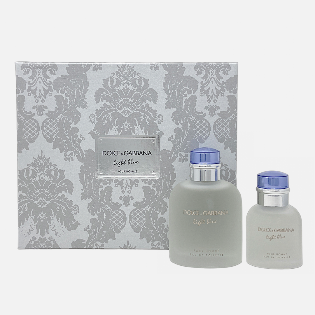 Dolce & Gabbana Light Blue Con 2 Perfumes 2 Pz Para Hombre