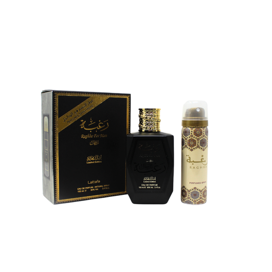 Sohrelia Perfumeria_Lattafa Raghba 2 Piece Set para Hombre