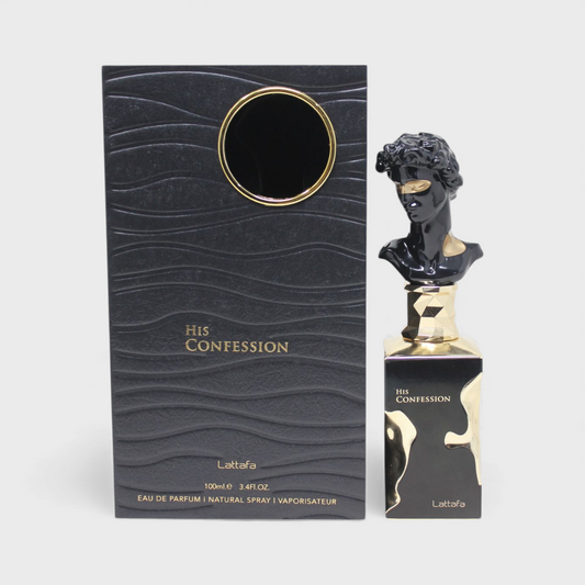 Lattafa His Confession para hombre Eau de Parfum 100 Ml