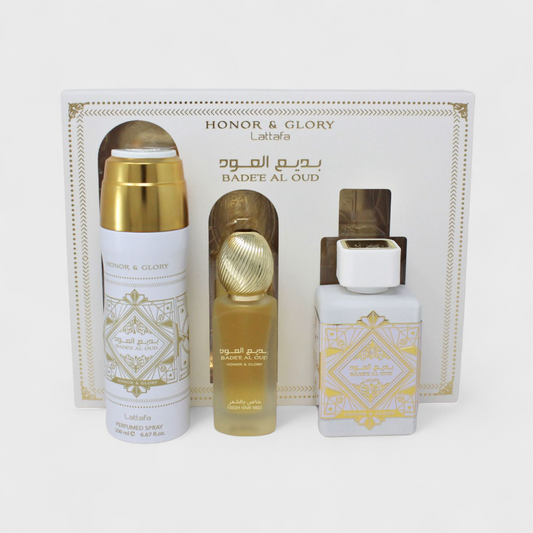 Lattafa Bade´E Al Oud Honor & Glory 3 Pz Unisex