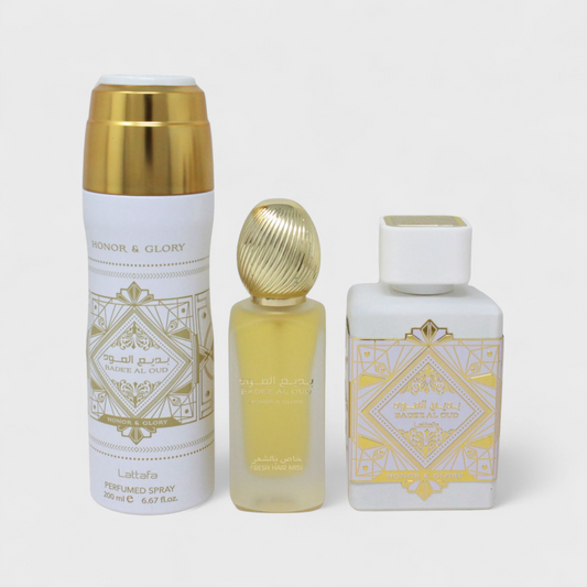 Lattafa Bade´E Al Oud Honor & Glory 3 Pz Unisex