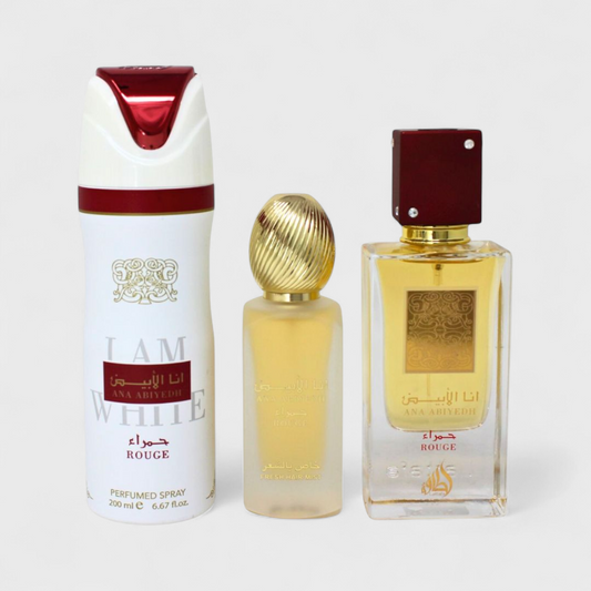 Lattafa Ana Abiyedh Rouge 3 Pz Unisex