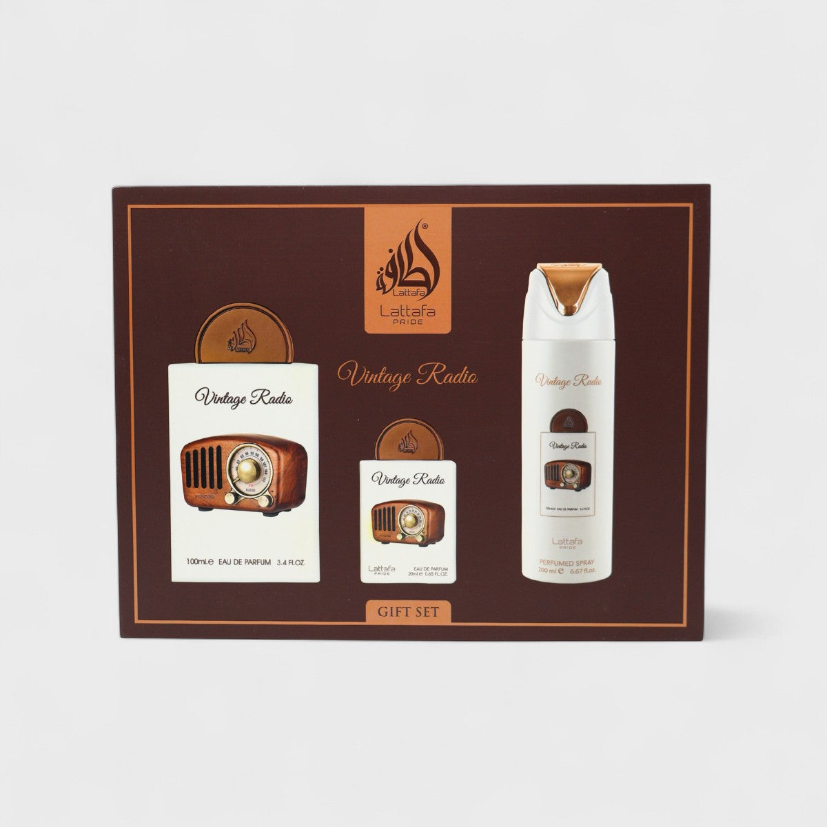 Lattafa Vintage Radio 3 Pz Unisex
