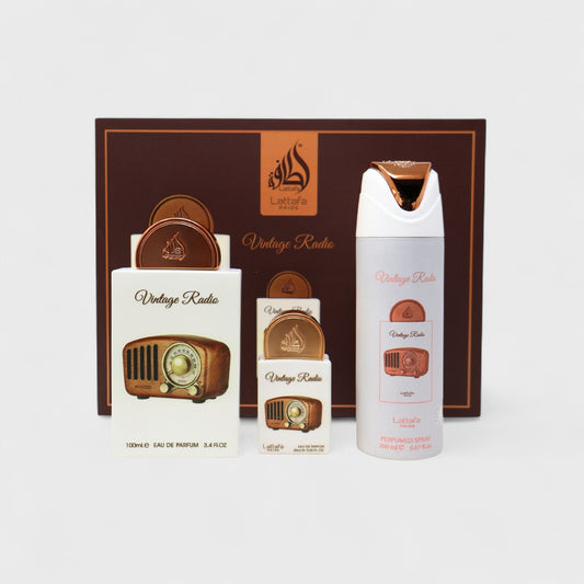 Lattafa Vintage Radio 3 Pz Unisex