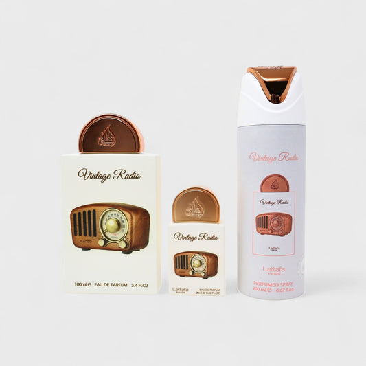 Lattafa Vintage Radio 3 Pz Unisex