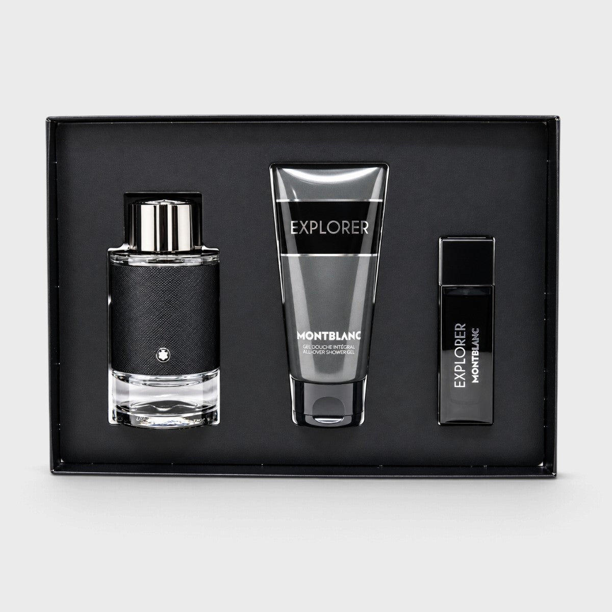 Set Perfume Mont Blanc Explorer 3 Pz Para Hombre