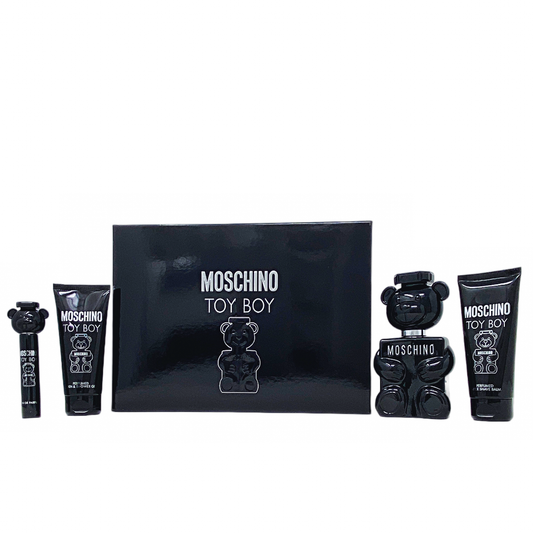 Sohrelia Perfumeria_Moschino Toy Boy Set De 4 Pz Con Mini Para Hombre Hombre
