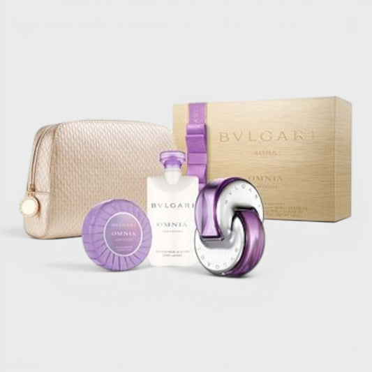 Bvlgari Omnia Amethyste 4 Pz Para Mujer