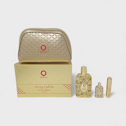 Orientica Royal Amber Set De 4 Pz Con Mini Y Bolso Unisex