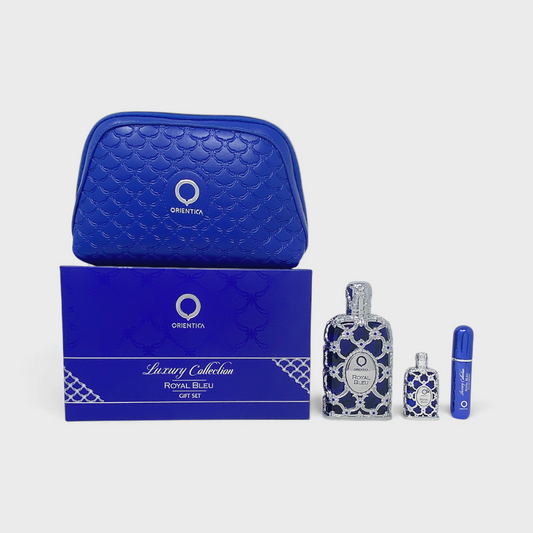 Orientica Royal Bleu Set De 4 Pz Con Mini Y Bolso Unisex