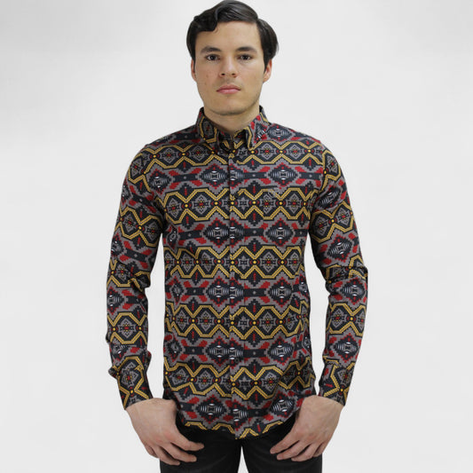 Platini Camisa Casual Para Hombre