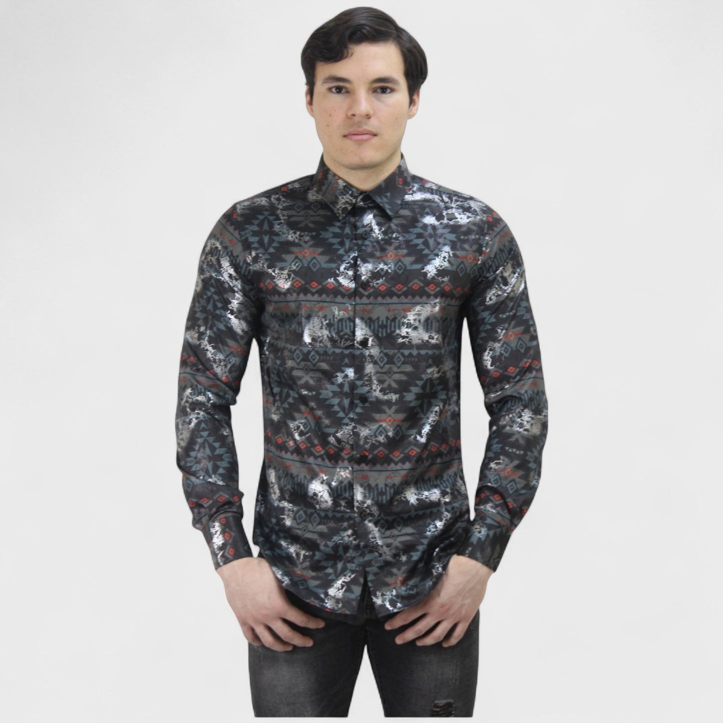 Platini Camisa Casual Para Hombre