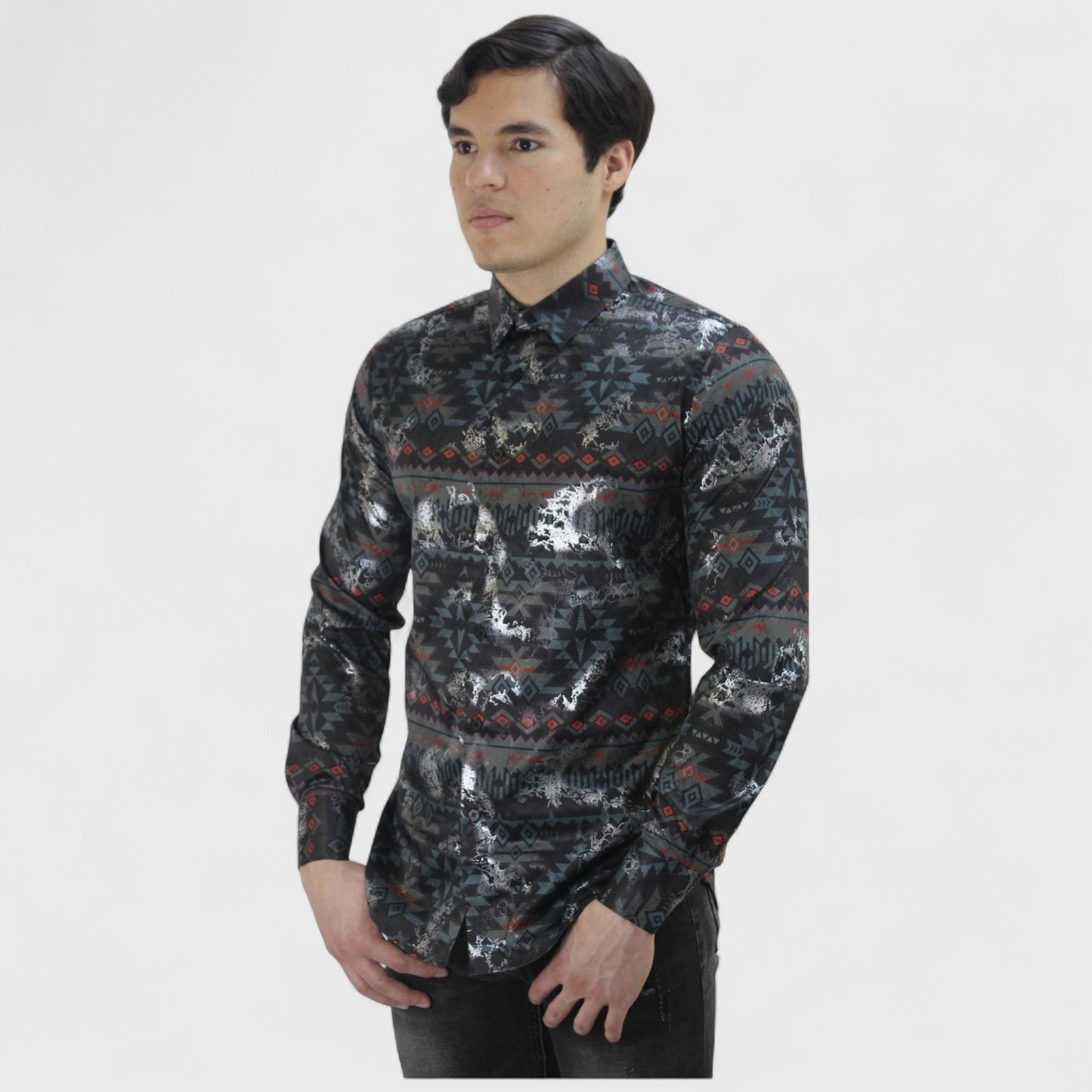 Platini Camisa Casual Para Hombre