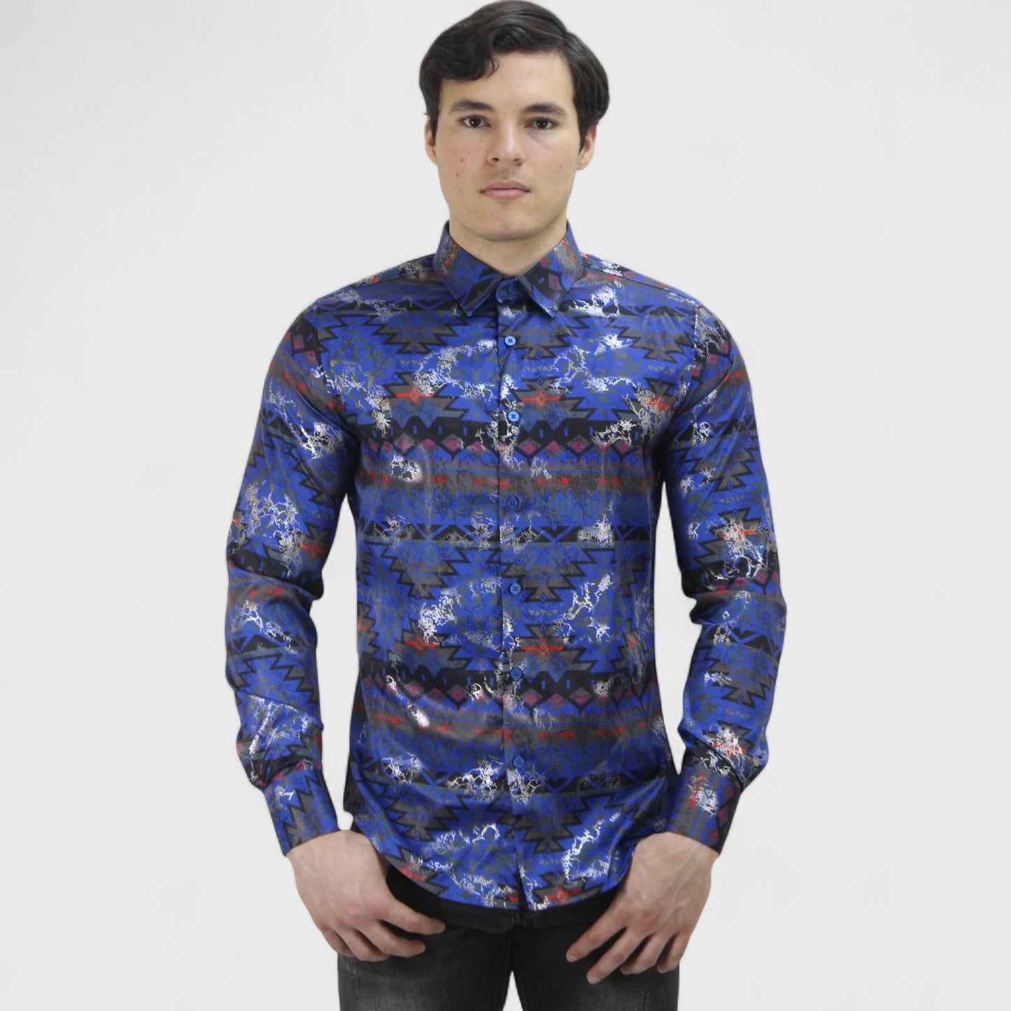 Platini Camisa Casual Para Hombre