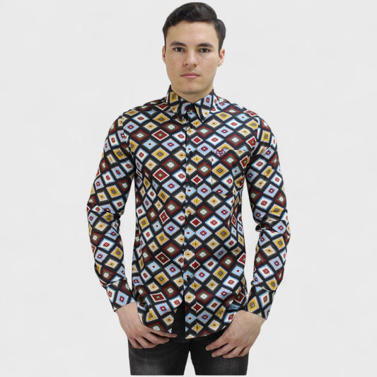 Platini Camisa Casual Para Hombre