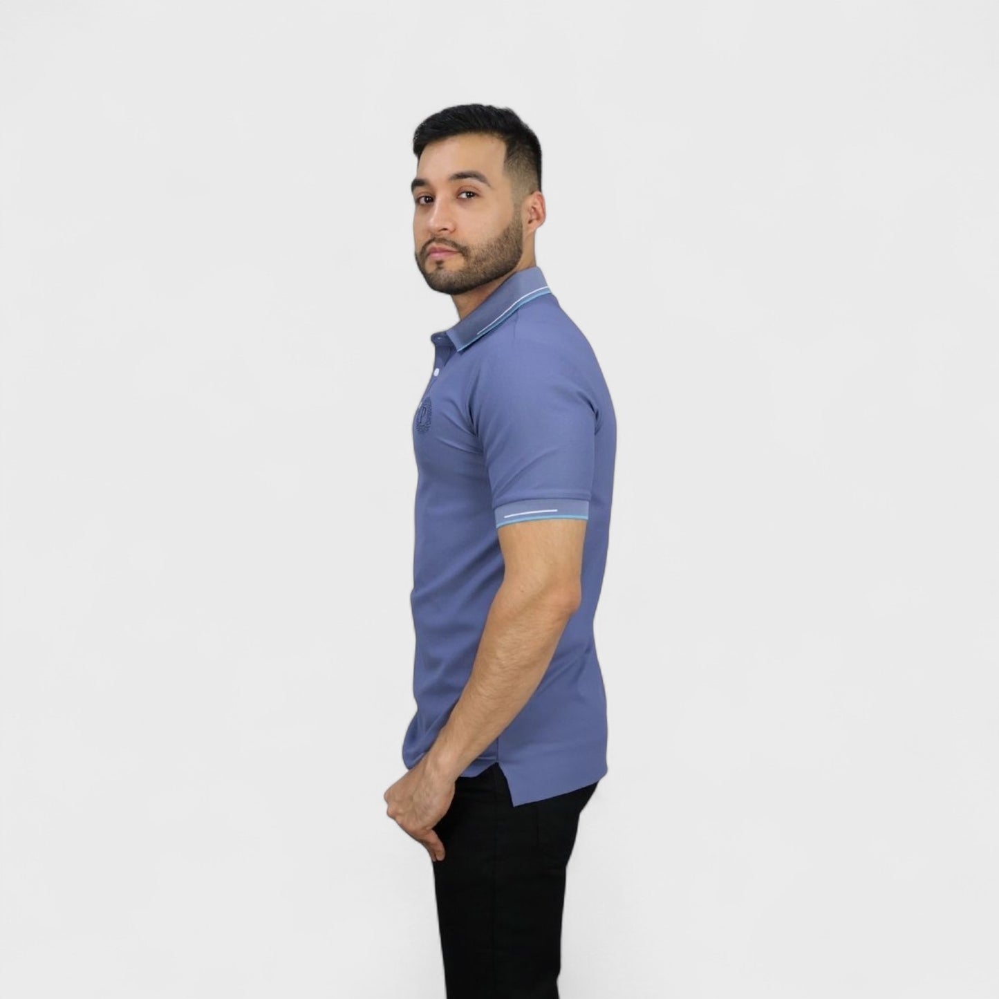 Platini Playera Polo Color Azul Para Hombre