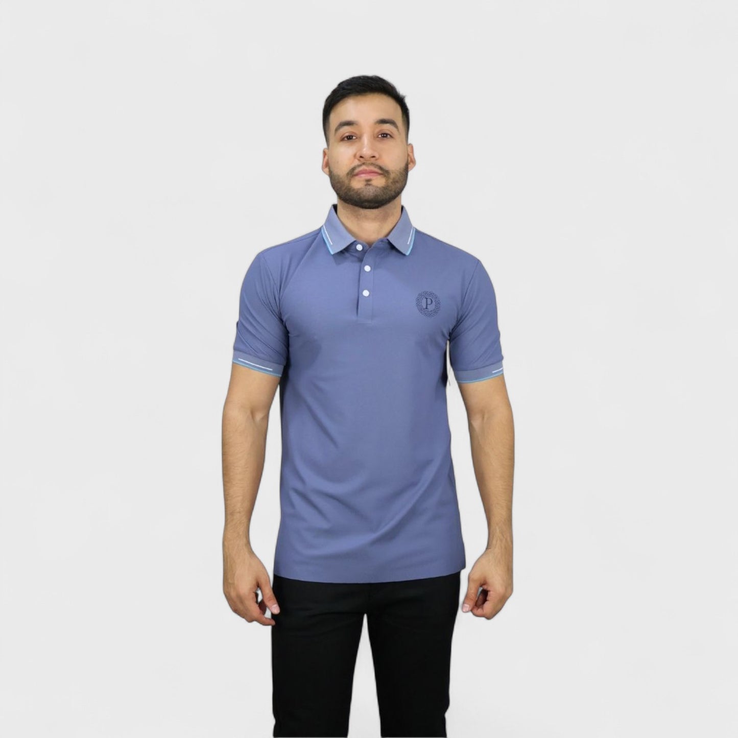 Platini Playera Polo Color Azul Para Hombre