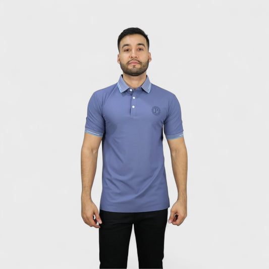 Platini Playera Polo Color Azul Para Hombre