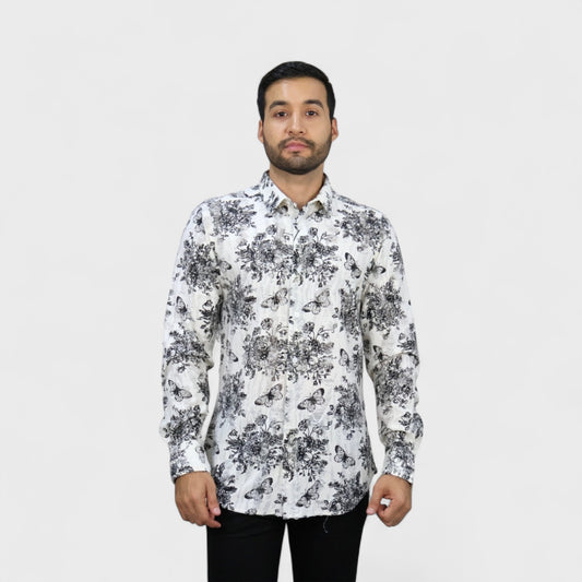 Platini Camisa Casual Para Hombre