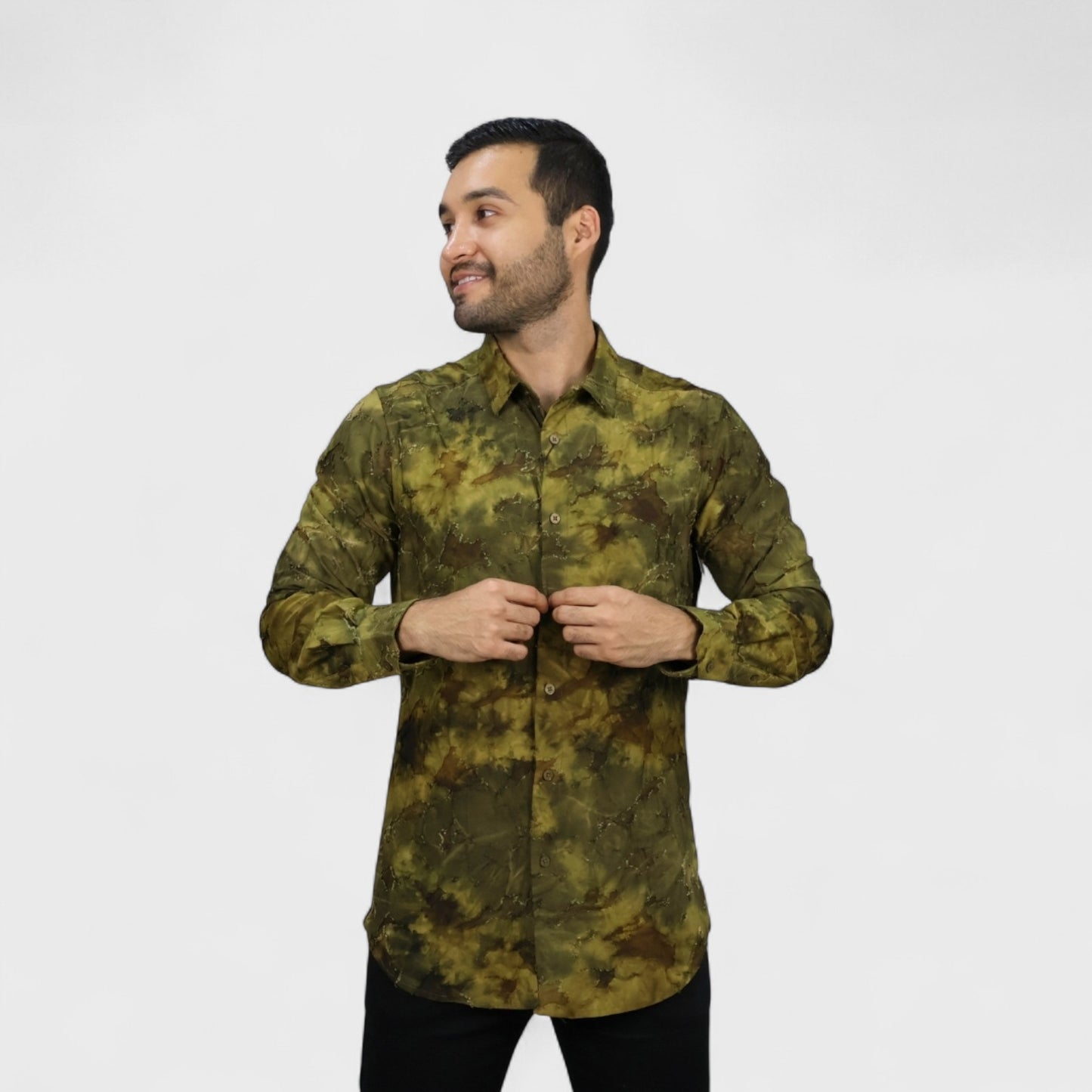 Platini Camisa Casual Para Hombre