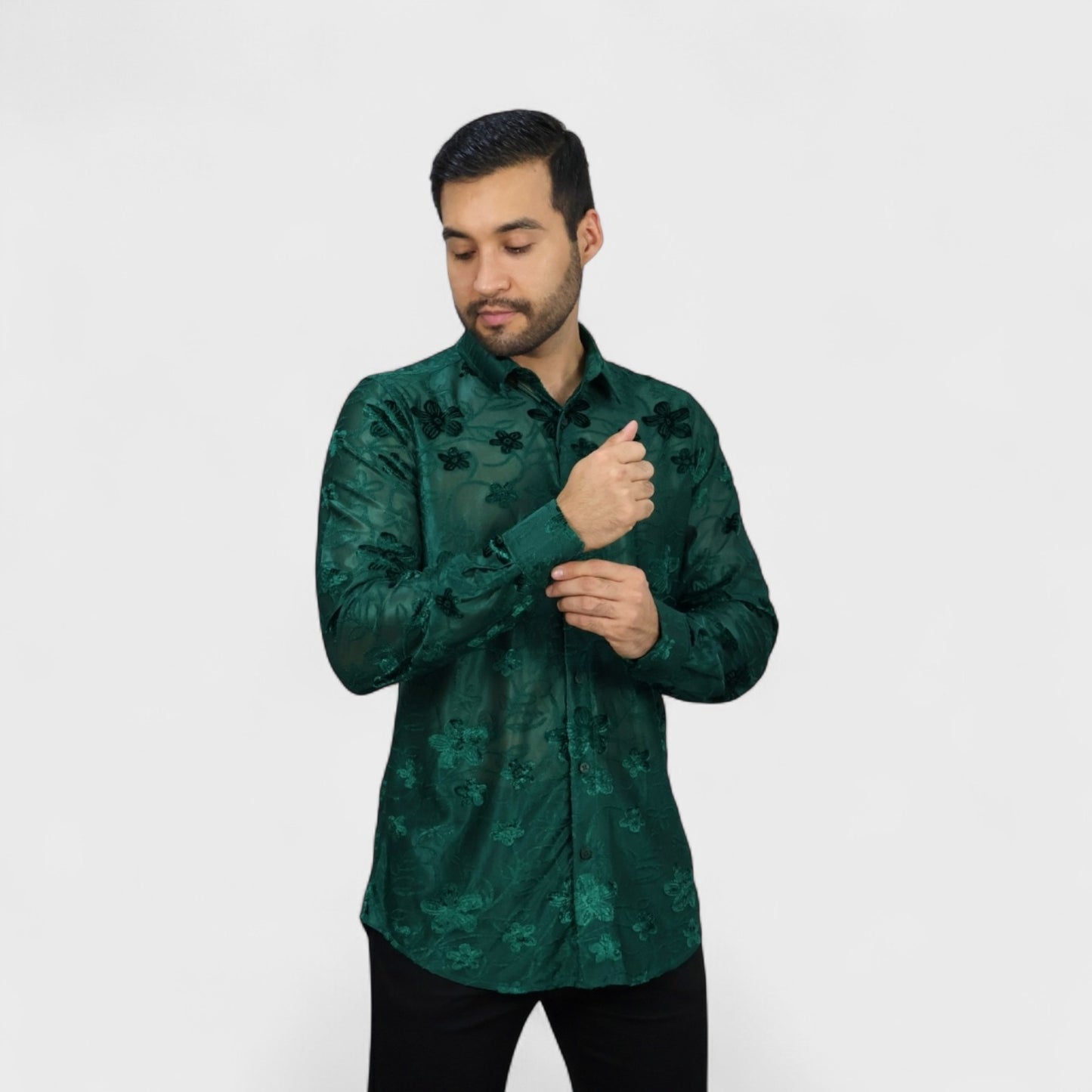 Platini Camisa Casual Para Hombre