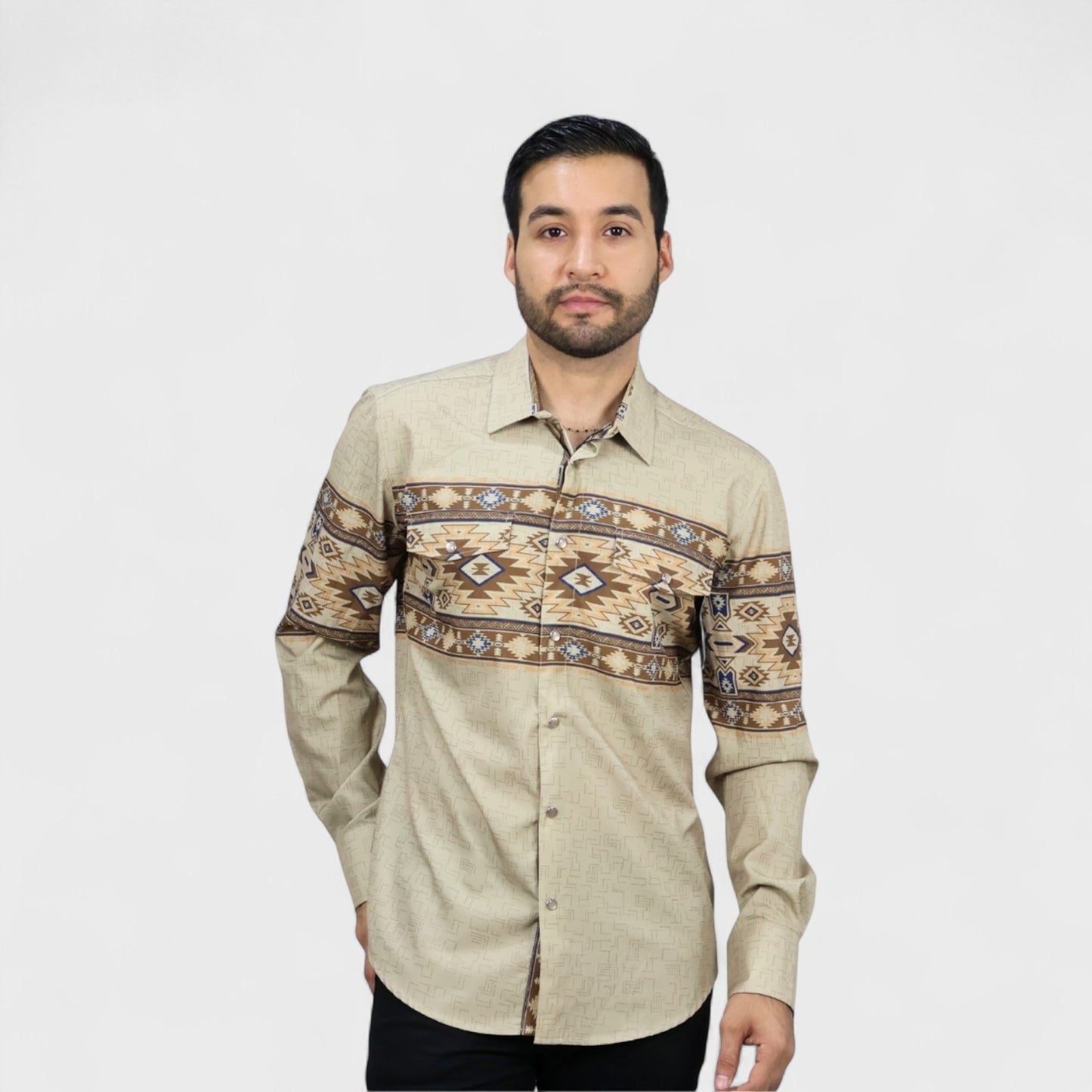 Platini Camisa Casual Para Hombre