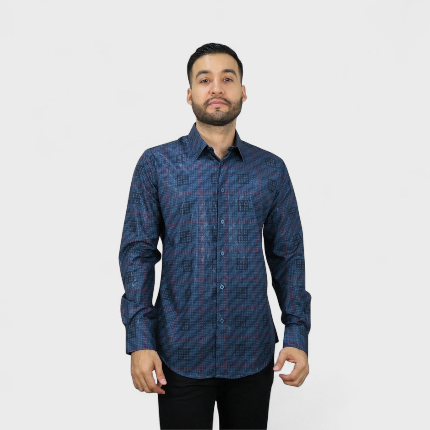 Platini Camisa Casual Para Hombre