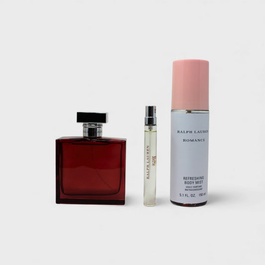 Ralph lauren romance intense 3 pz para mujer
