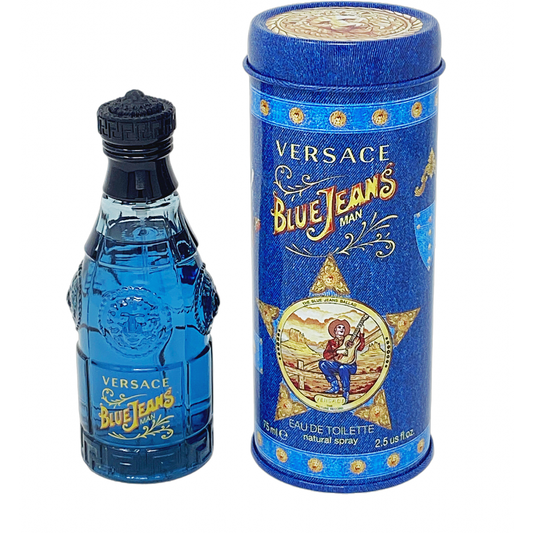 Sohrelia Perfumeria_Versace Blue Jeans Tradicional Eau De Toilette 75 ml Para Hombre