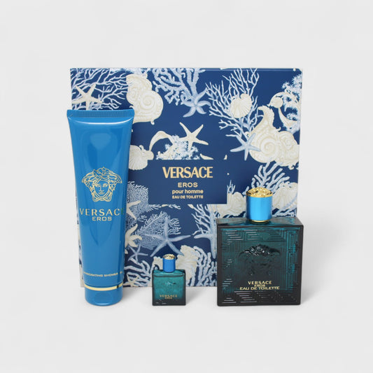Versace Eros - Mini 3 Pz Para Hombre