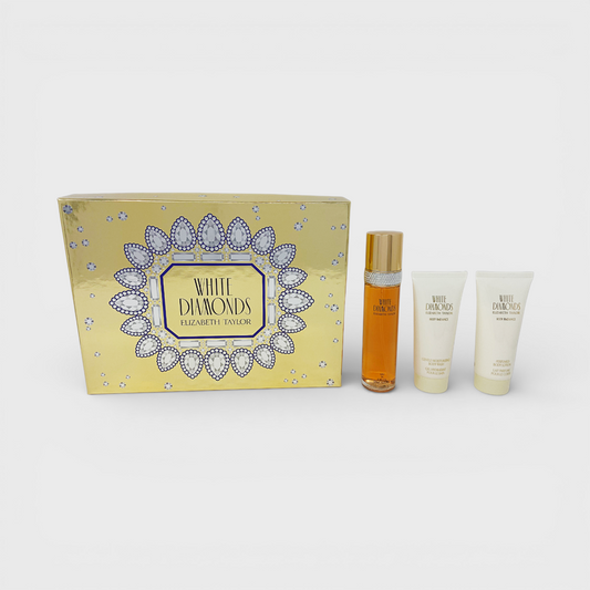 Elizabeth Taylor White Diamonds 3 Pz Para Mujer